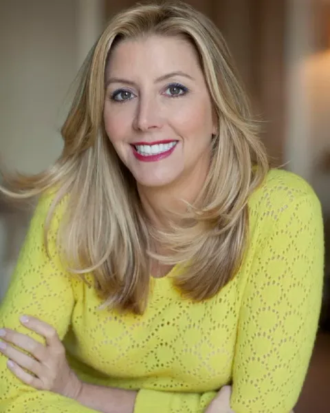 Portrait of Sara Blakely.